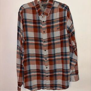 Eddie Bauer Plaid Button-Down Shirt TXL